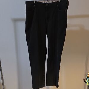 Lands' End Men's Relaxed Jeans - Black